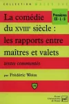 La comdie du XVIII me sicle : les rapports entre matres et valets