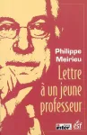 Lettre  un jeune professeur