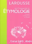 Dictionnaire d'tymologie