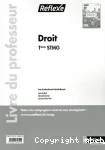 Droit Term STMG - Livre du professeur